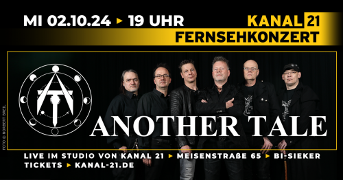 Grafik für eine Ankündigung vom Konzert am 02.10.2024 mit Another Tale